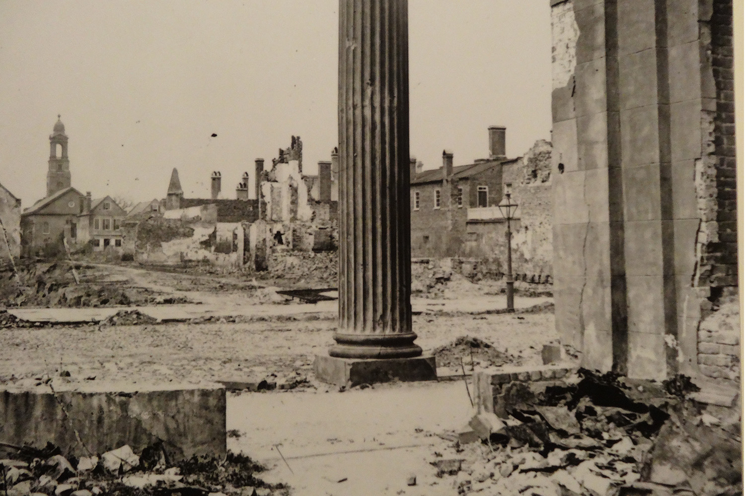 Charlestown SC in ruins during the Civil War