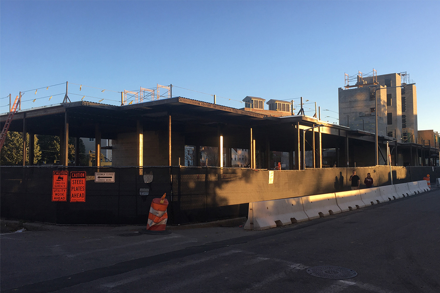 Streetview of Coppersmith Village's progress in construction 