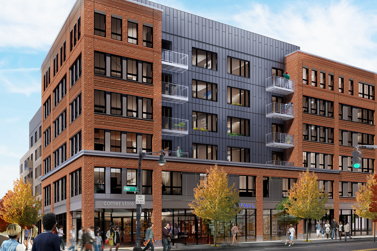 Rendering of Kendall East project in Cambridge