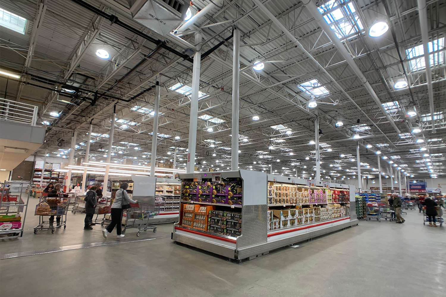 Ceiling shot at Costco Waltham