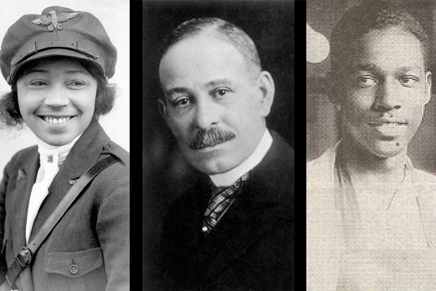 Bessie Coleman, Daniel Hale Williams, and Vivien Theodore Thomas