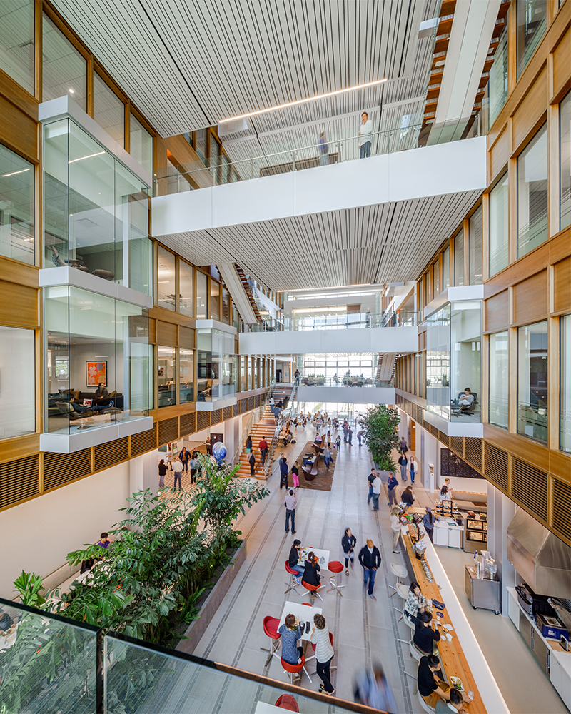 longview of first and second floor interiors 