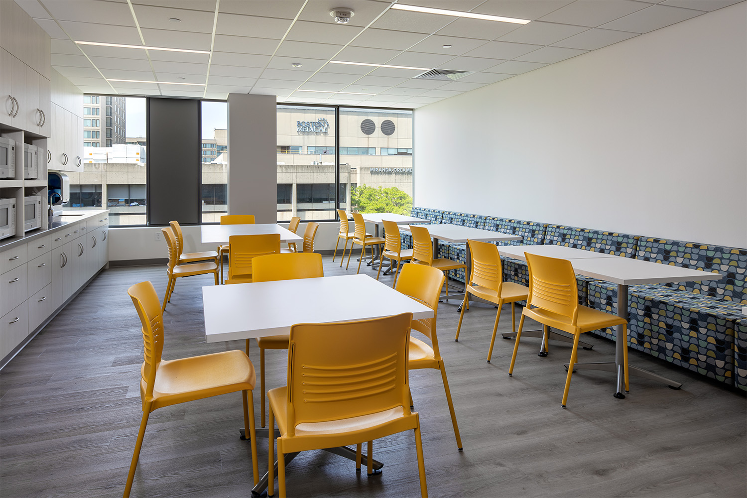 Staff lounge and eating area