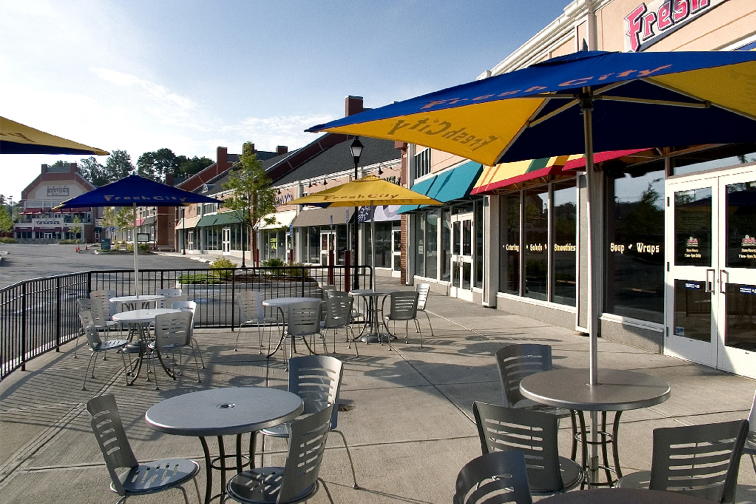 Patio area in Eaglewood Shops