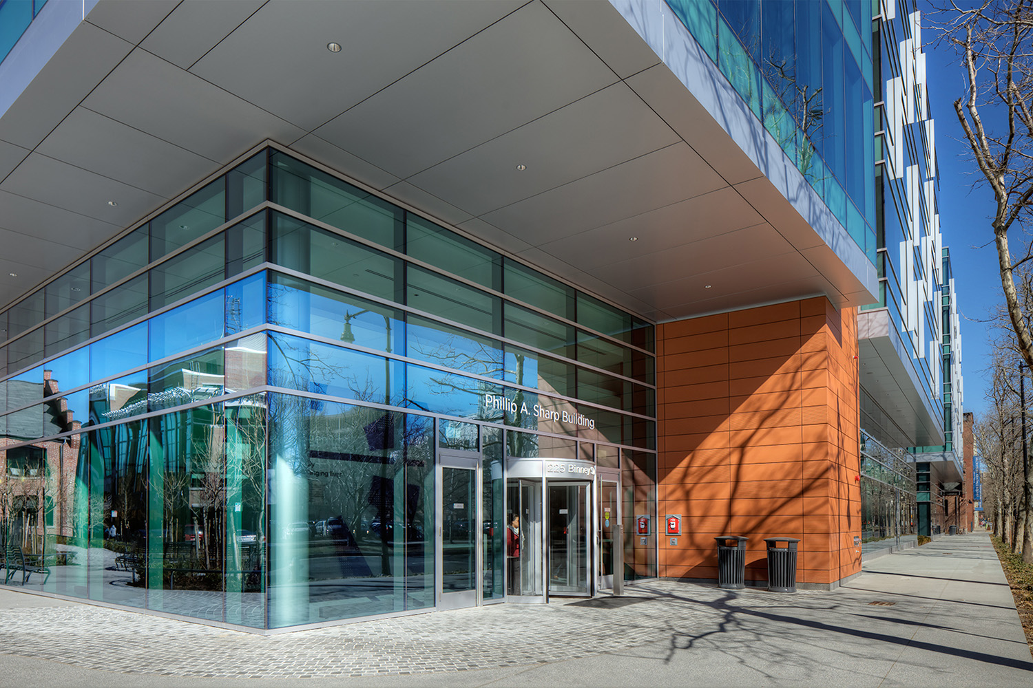 Exterior view of Biogen Headquarters' Entrance 