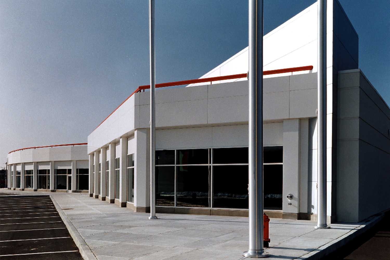 View of side exterior during morning time