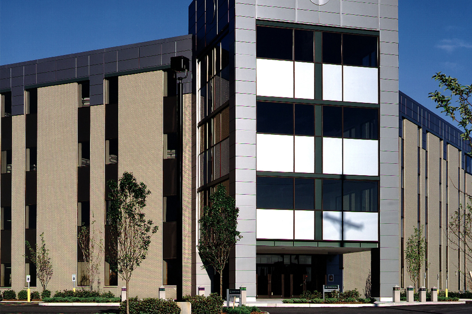 Connector Park exterior entrance seen from an angle