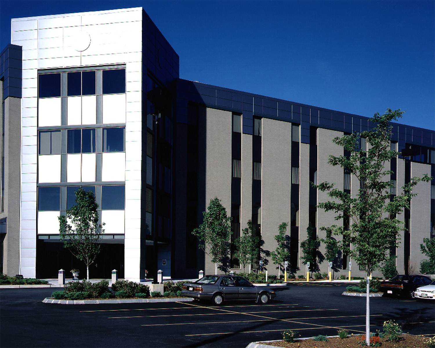 Parking lot outside of Connector Park