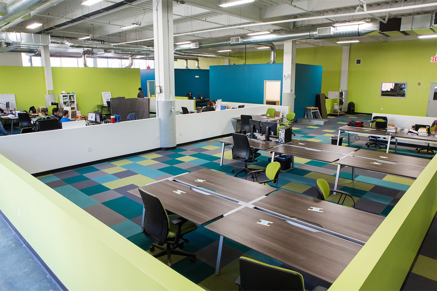 Work space near lobby area