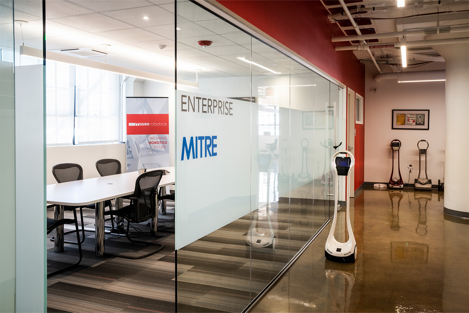 Hallway beside mini-conference room