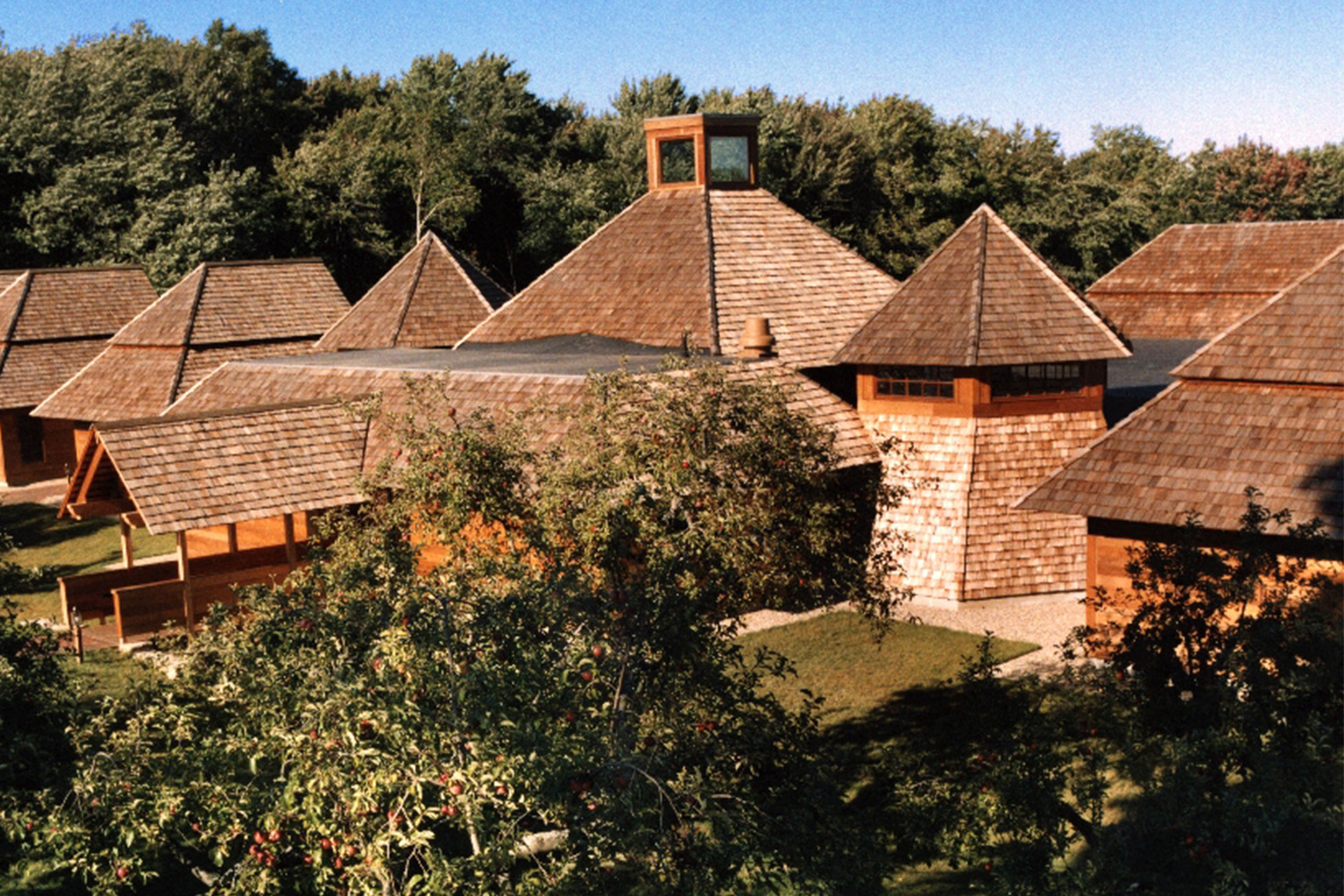 Aerial view of Yiddish Village 