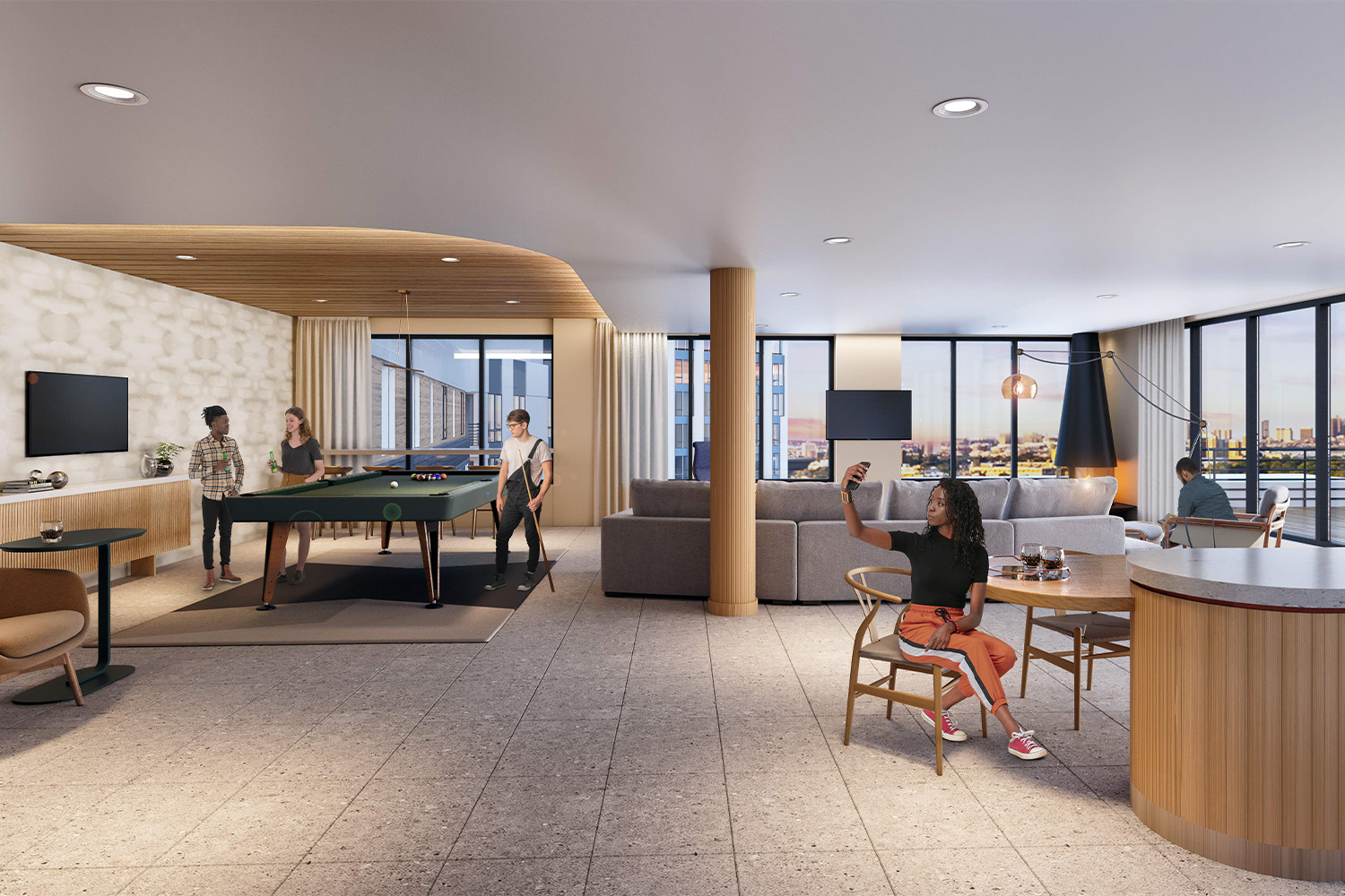 Kitchenette area rendering