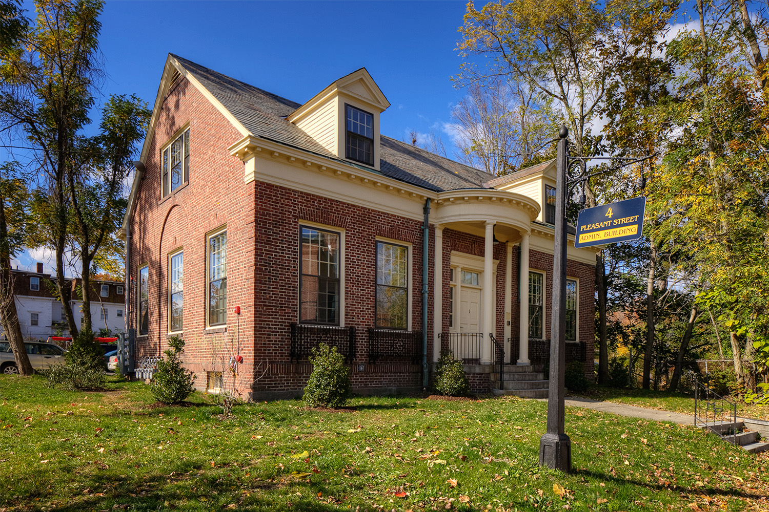 Abbot Mill Administration building in daytime  