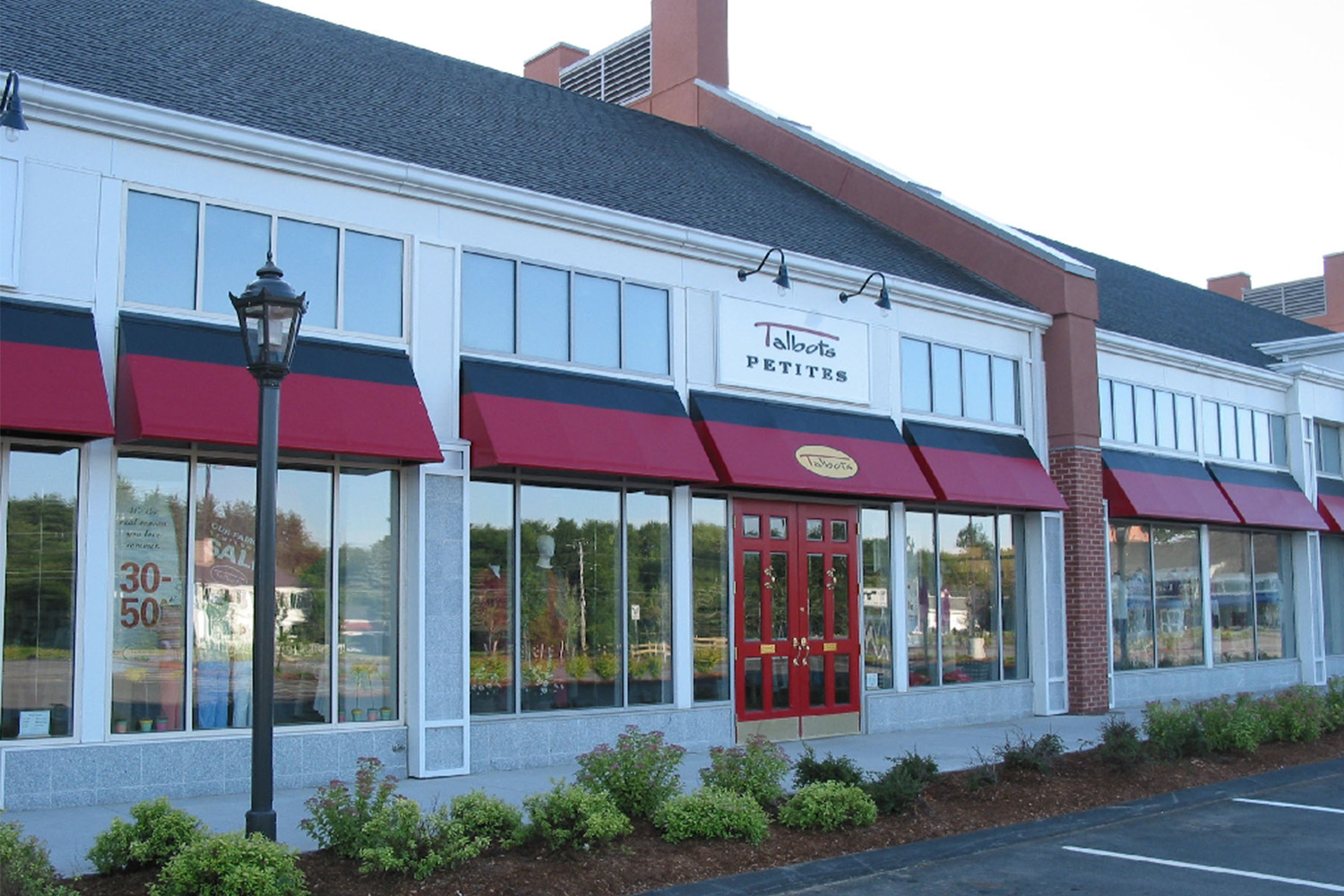 Longview of the "Talbots" store exterior