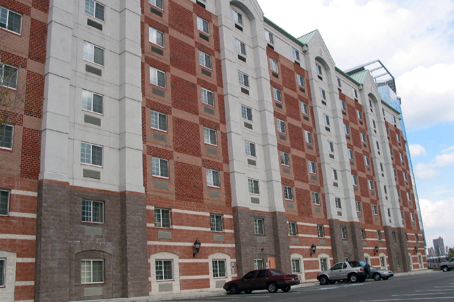 Façade of Candlewood's back exterior