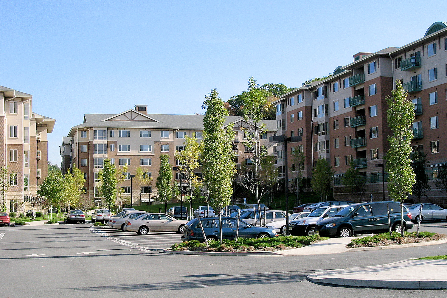 Longview exterior of Cedar Crest, seen from parking lot 