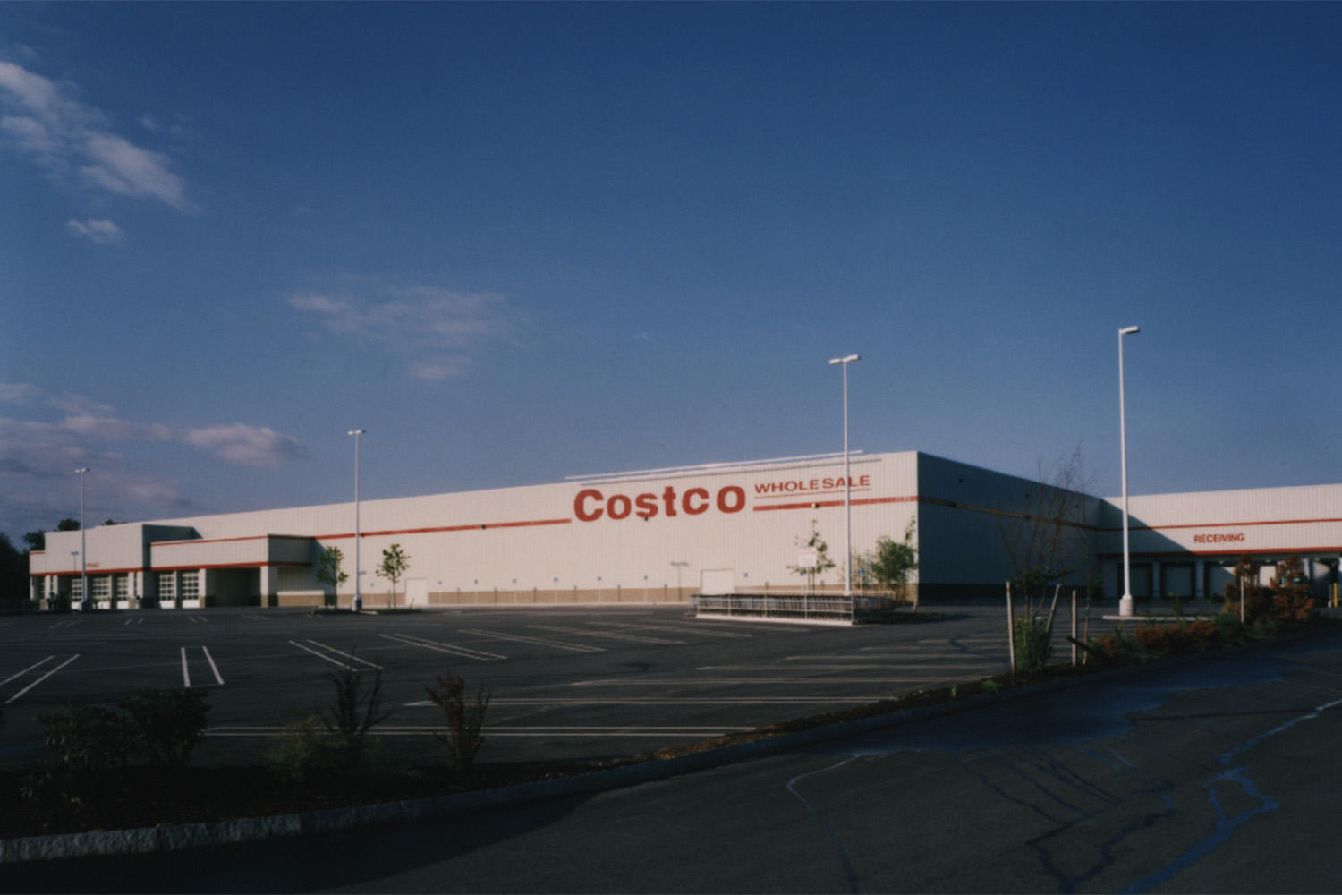 Daytime exterior of Costco