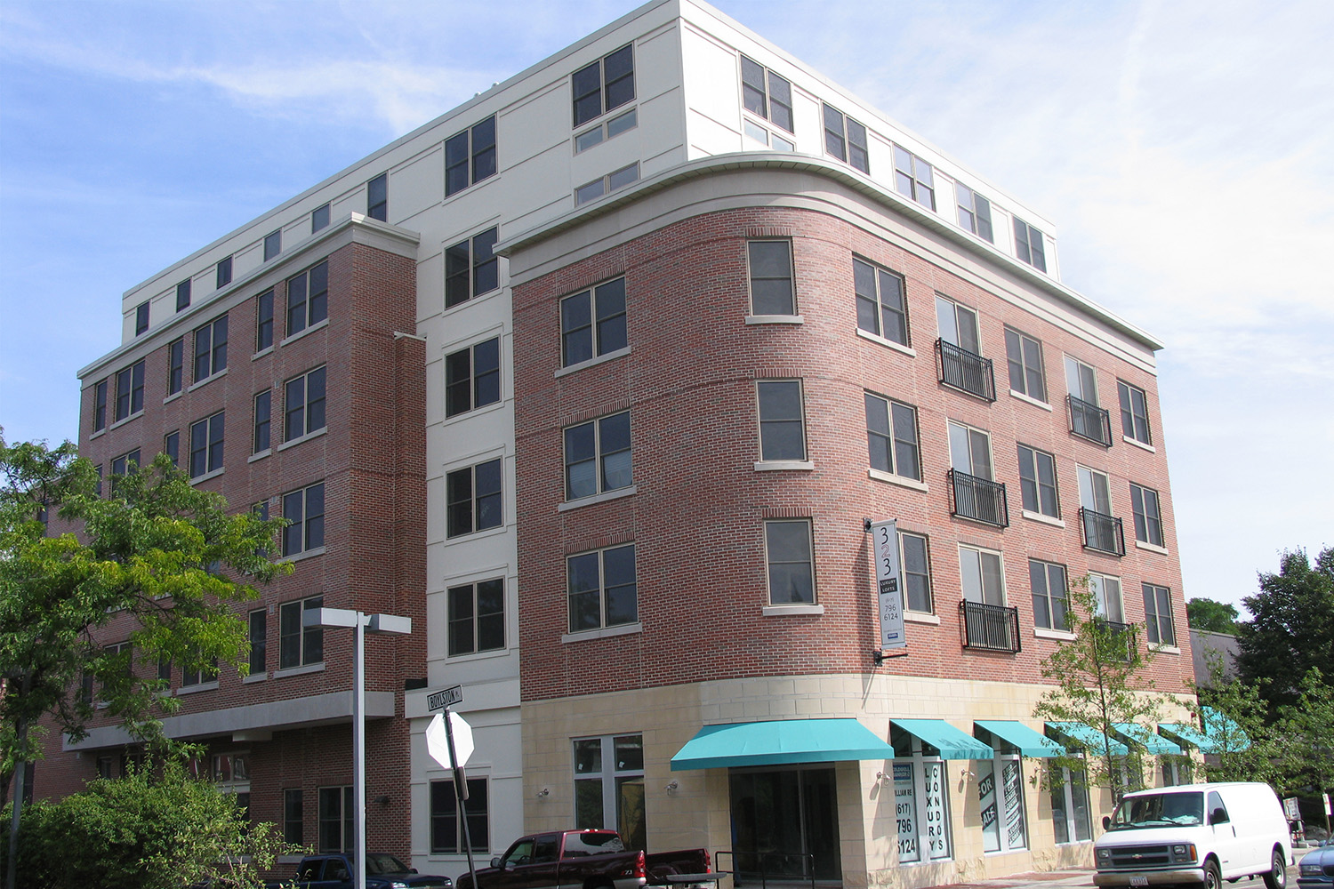 Exterior view of Cypress Lofts