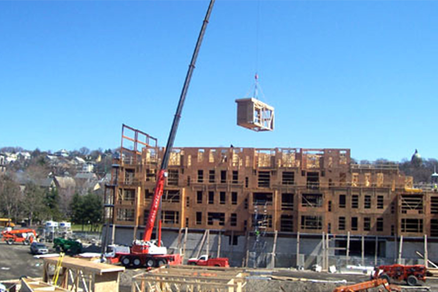 construction in downtown Providence 