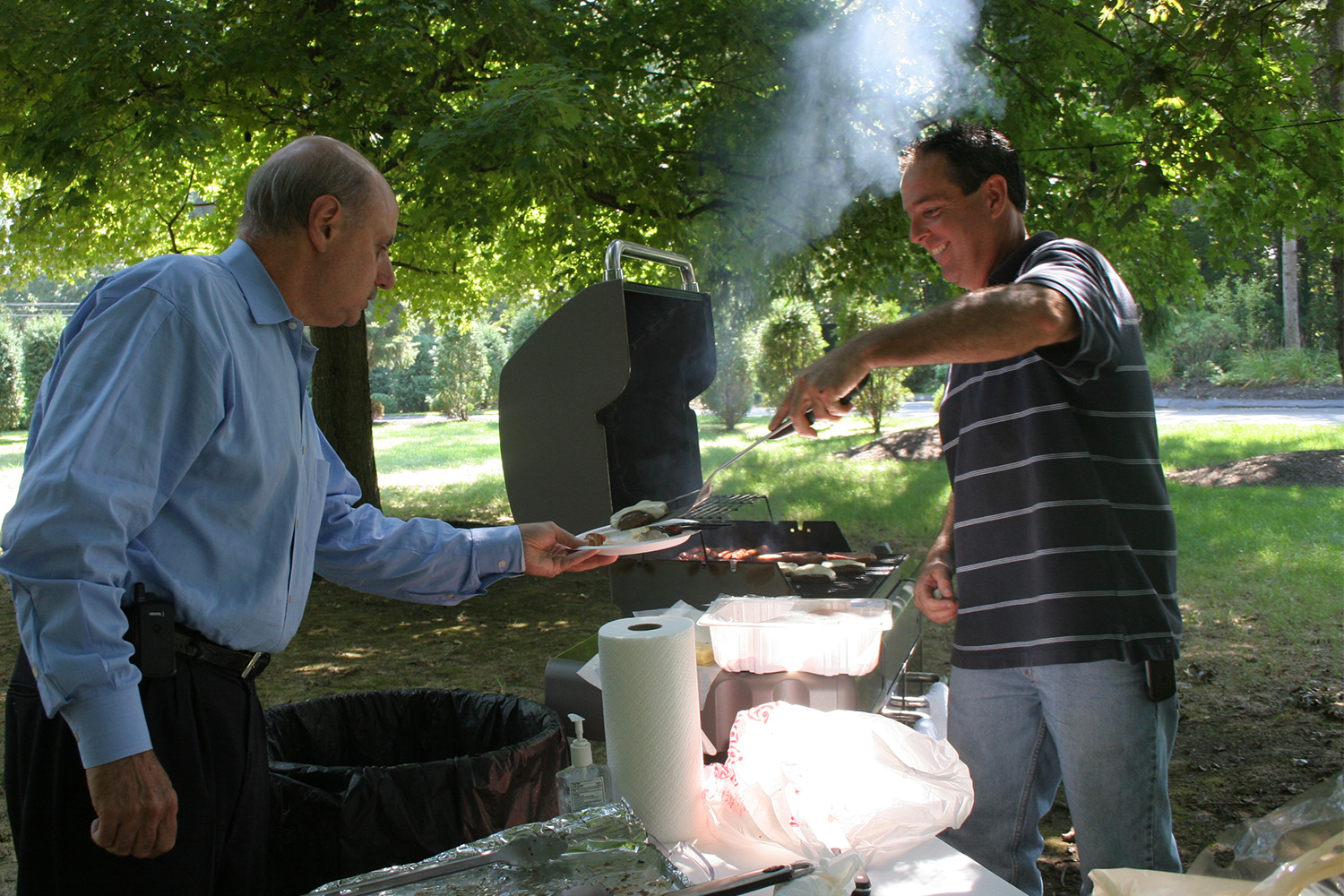 Kevin Leonard cookout