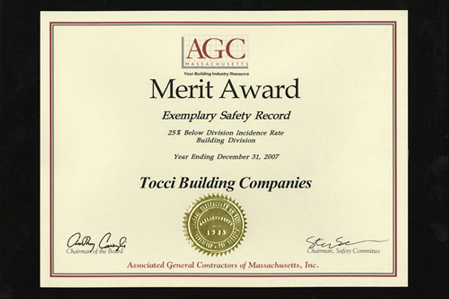 AGC Merit Award