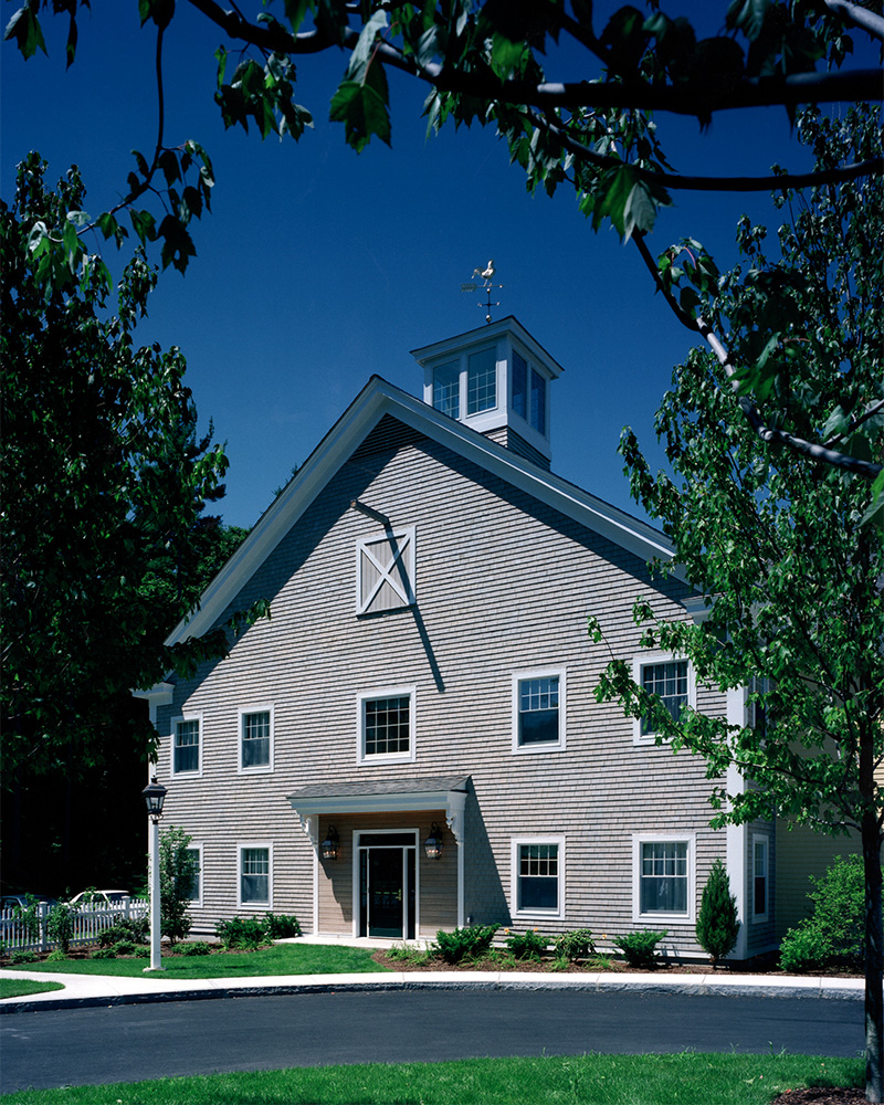 Close-up view of outside entryway