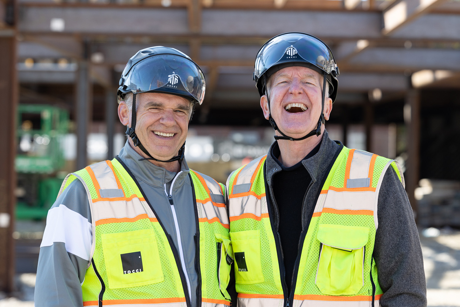 CEO John Tocci and Director of Field Operations Bill Welch stand together