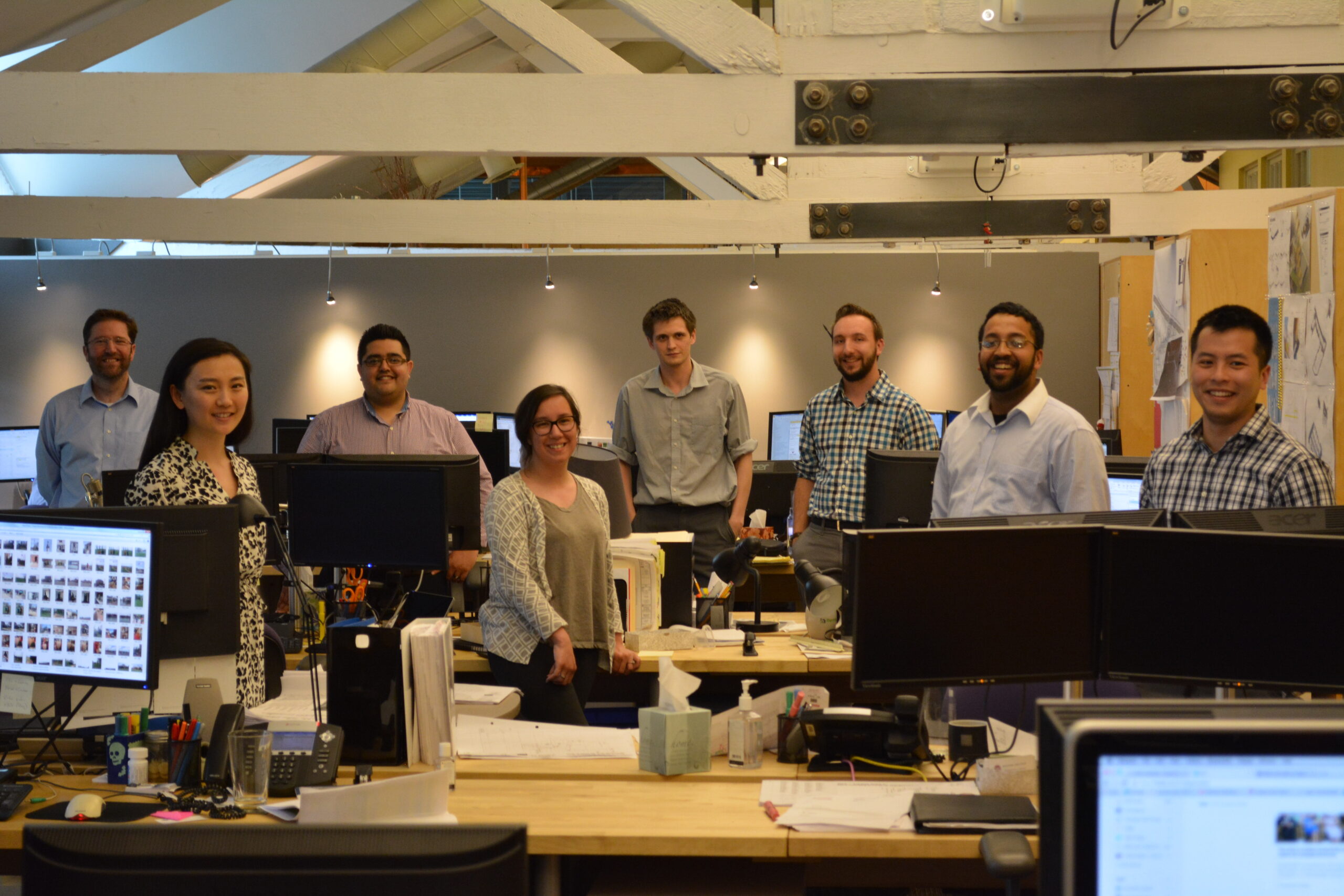 Tocci's VDC team in the office
