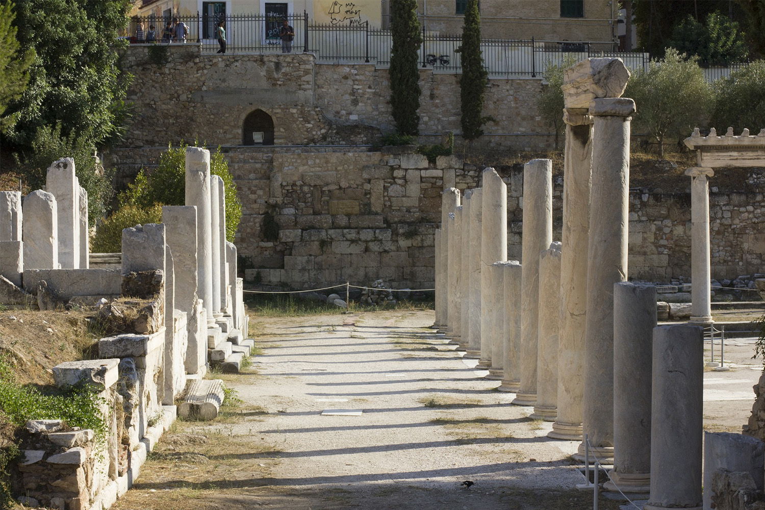 Greek agora ruins 