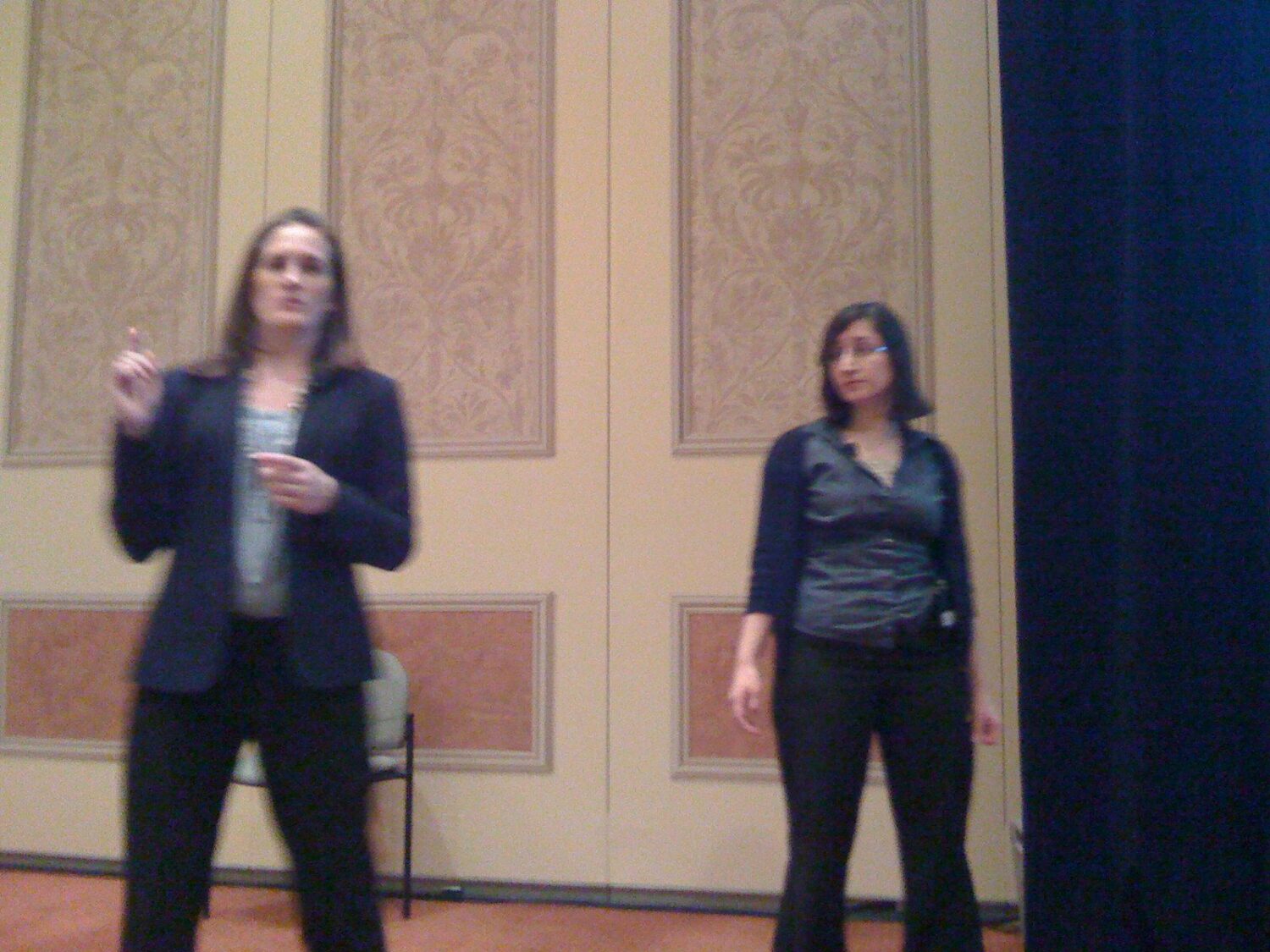 Tocci guest speakers giving lecture