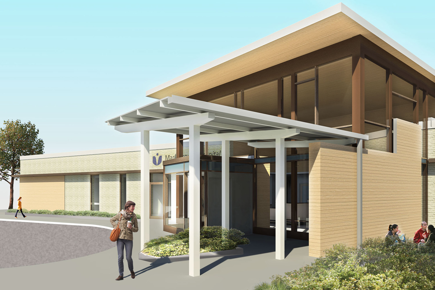 rendering of Marlborough Hospital Pavilion 