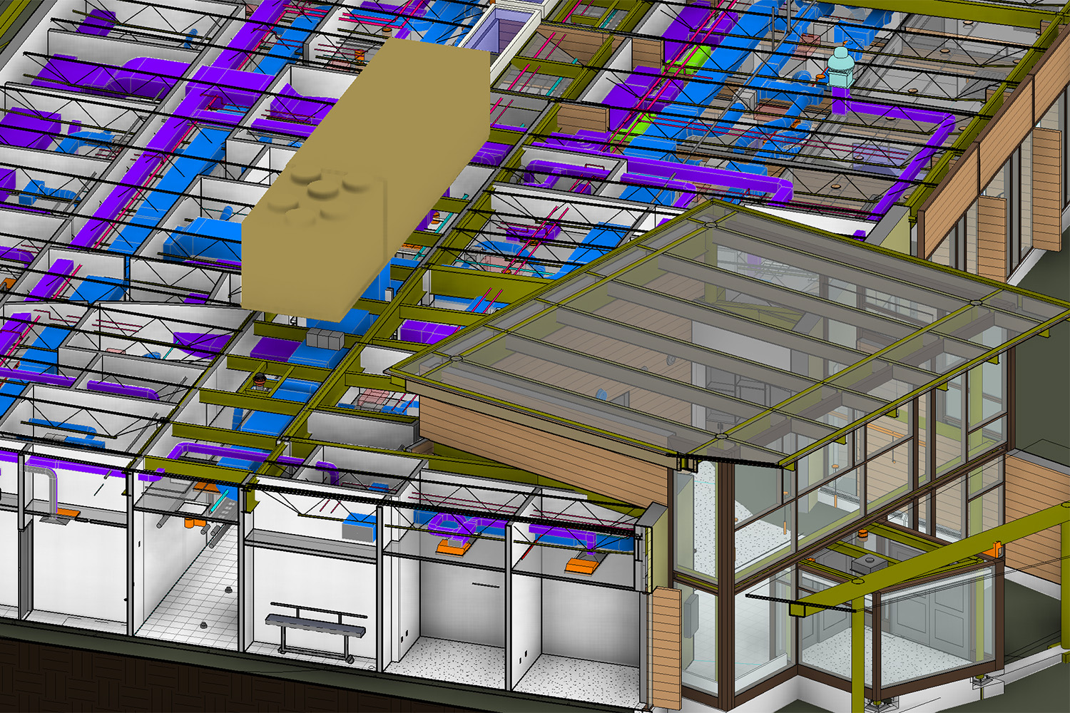 VDC rendering of Marlborough Hospital Cancer pavilion