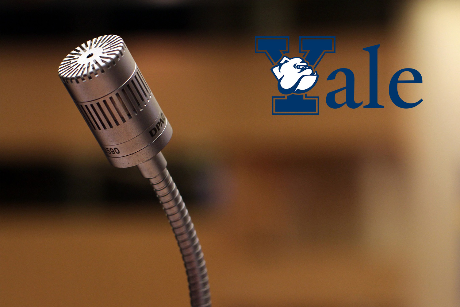 microphone with blurred background