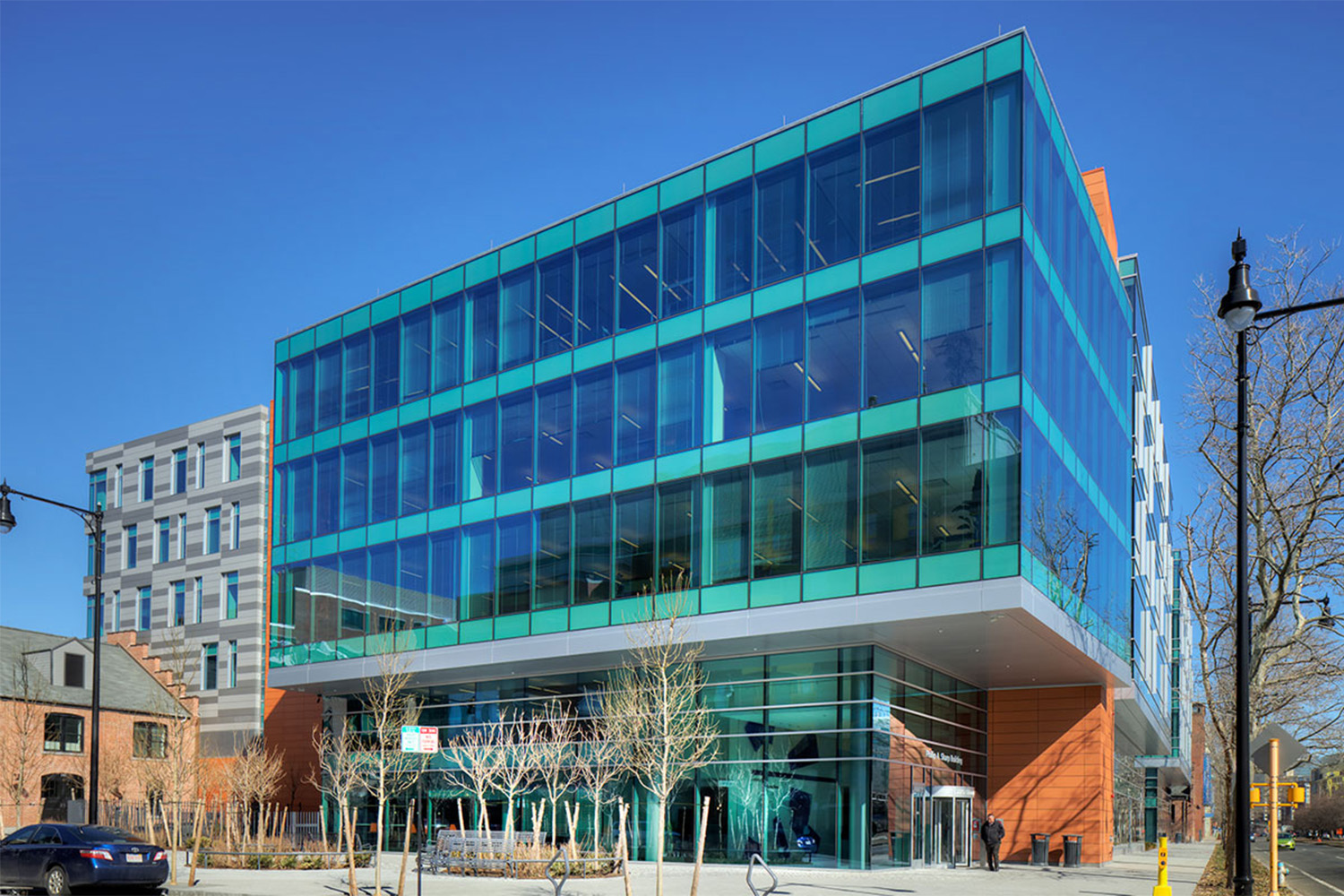 Exterior of 225 Binney seen at daytime