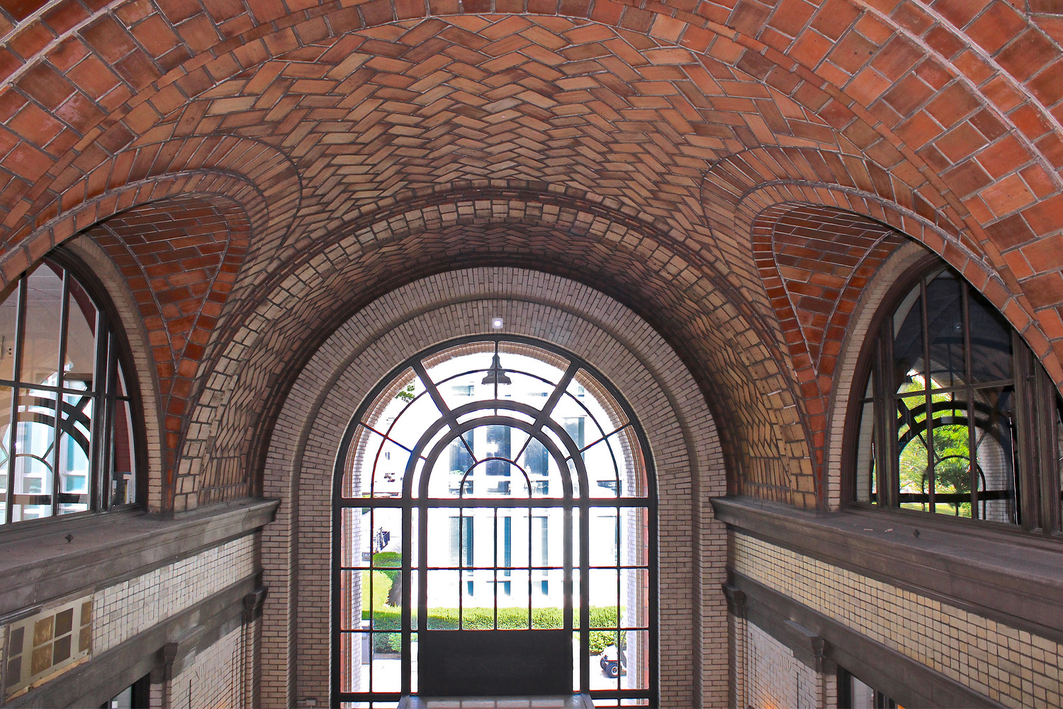 red brick dome ceiling