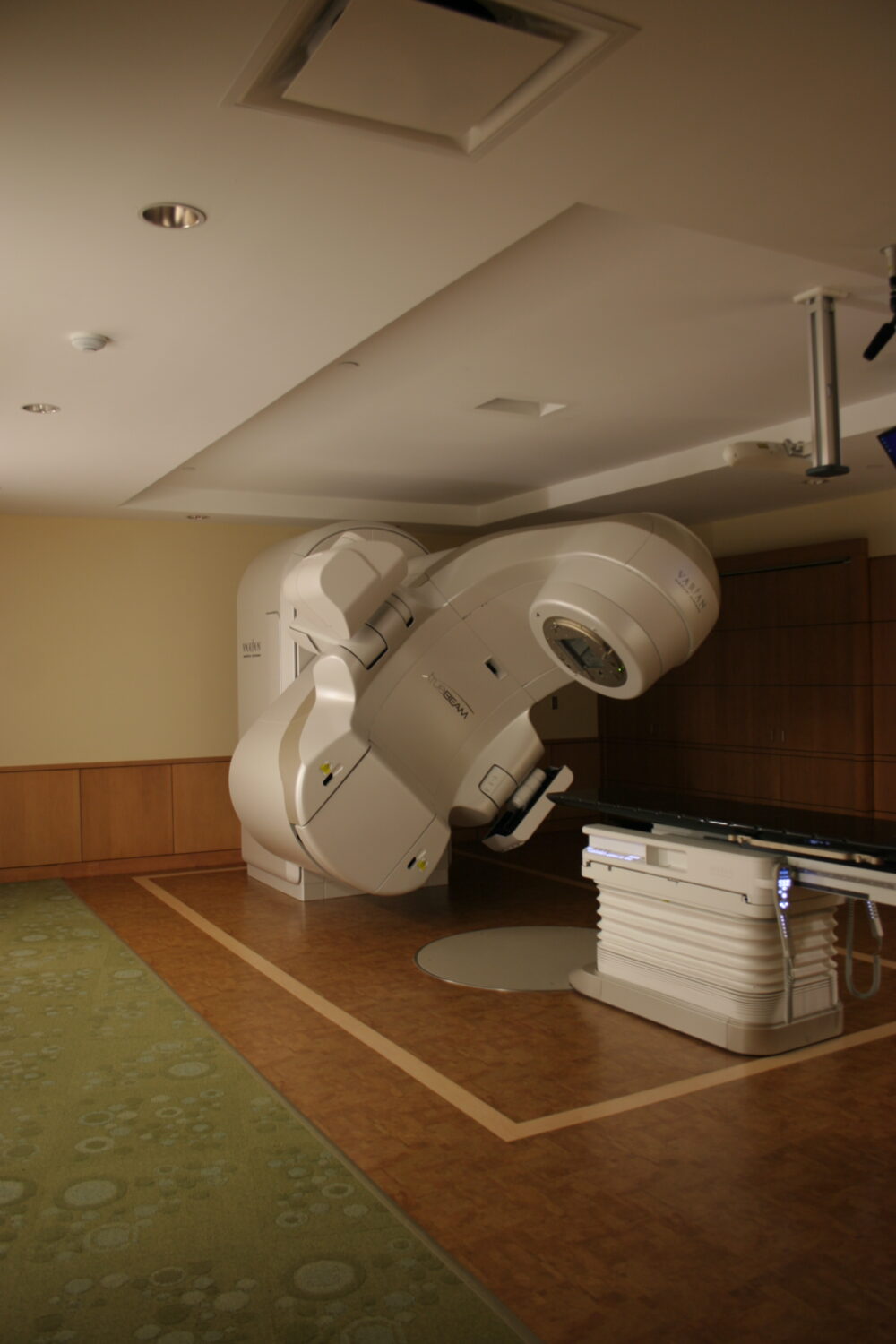 an open MRI machine