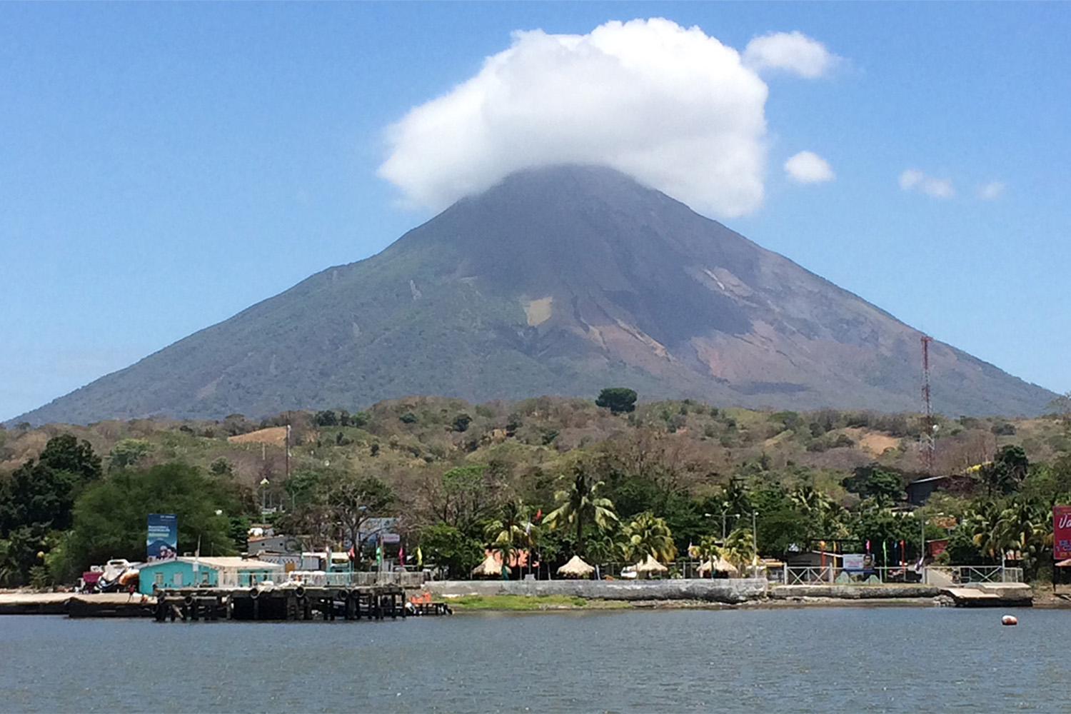 Ometepe island volcano