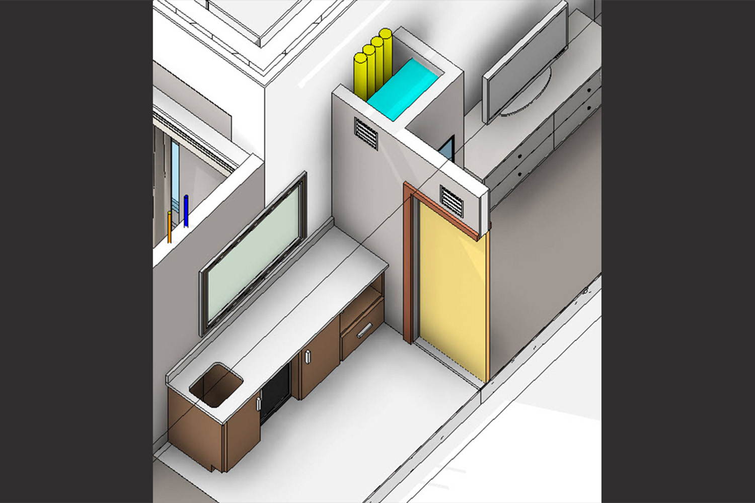 Hotel room mockup