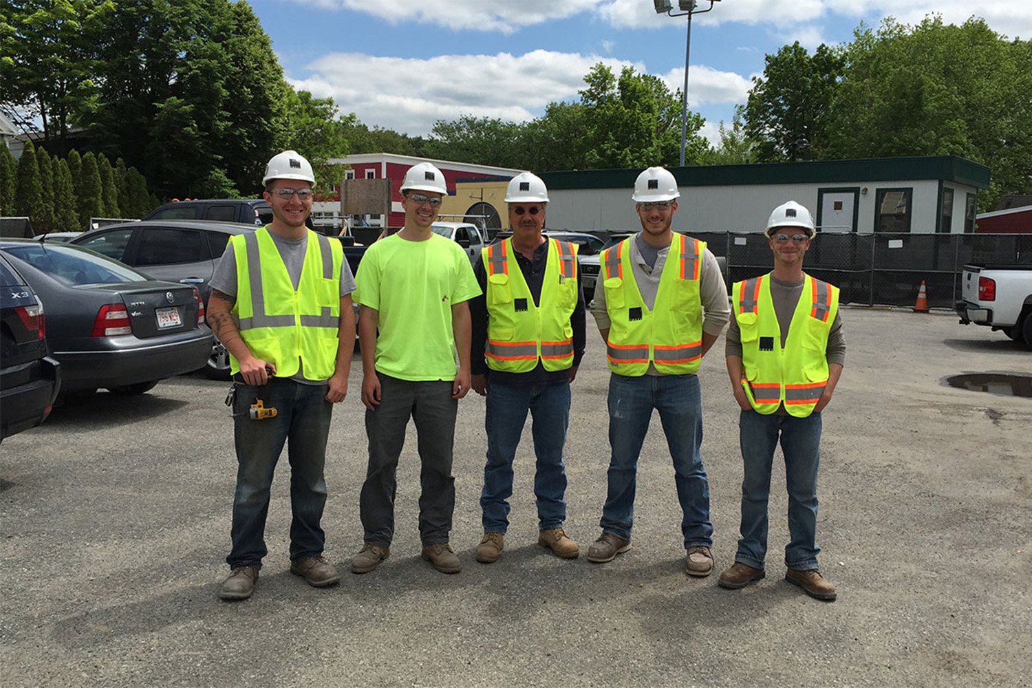 The Tocci Crew: (L to R) Logan, Matt, Ken, Dan, + Ryan