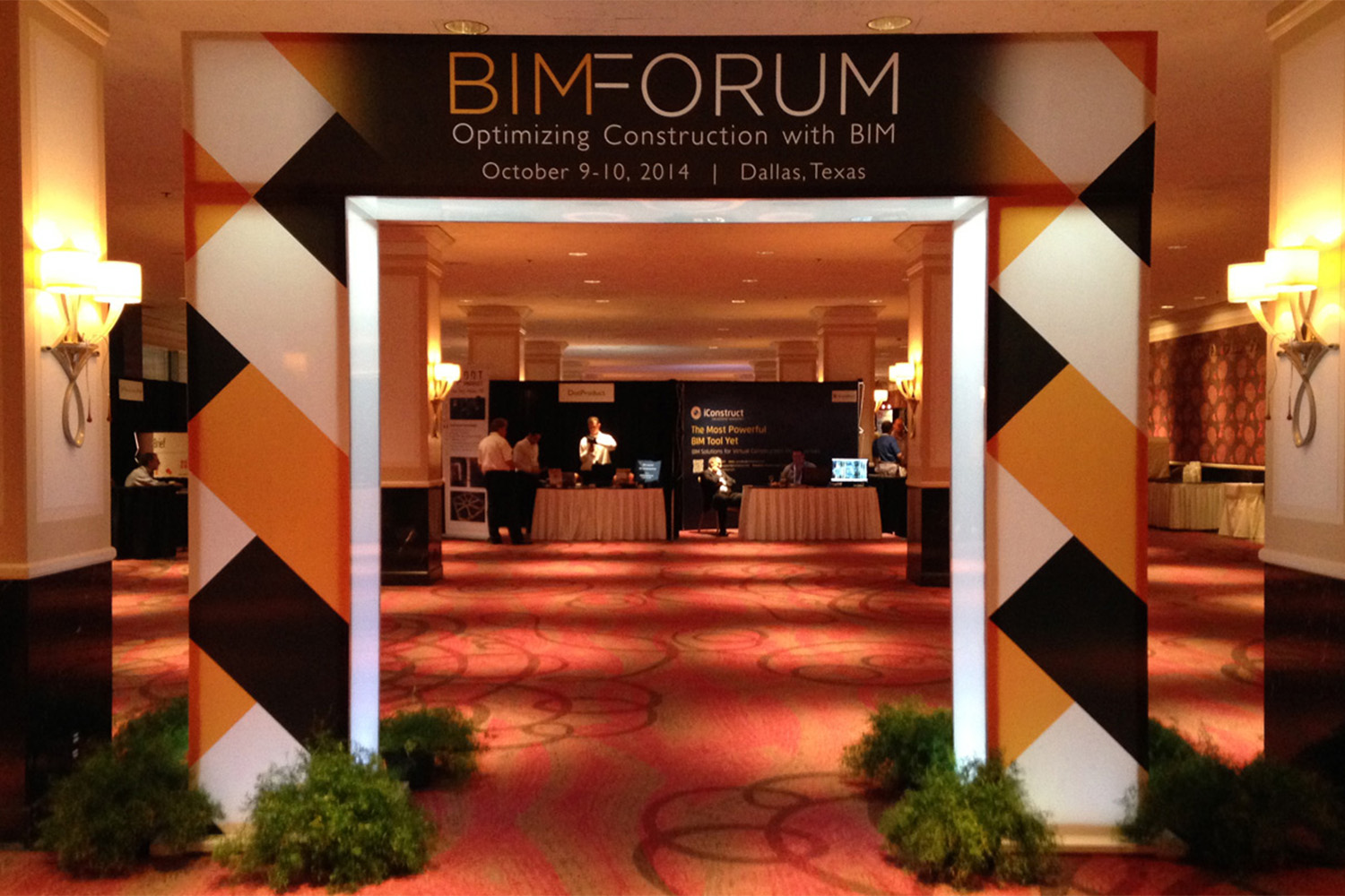 Entrance to the BIMForum.