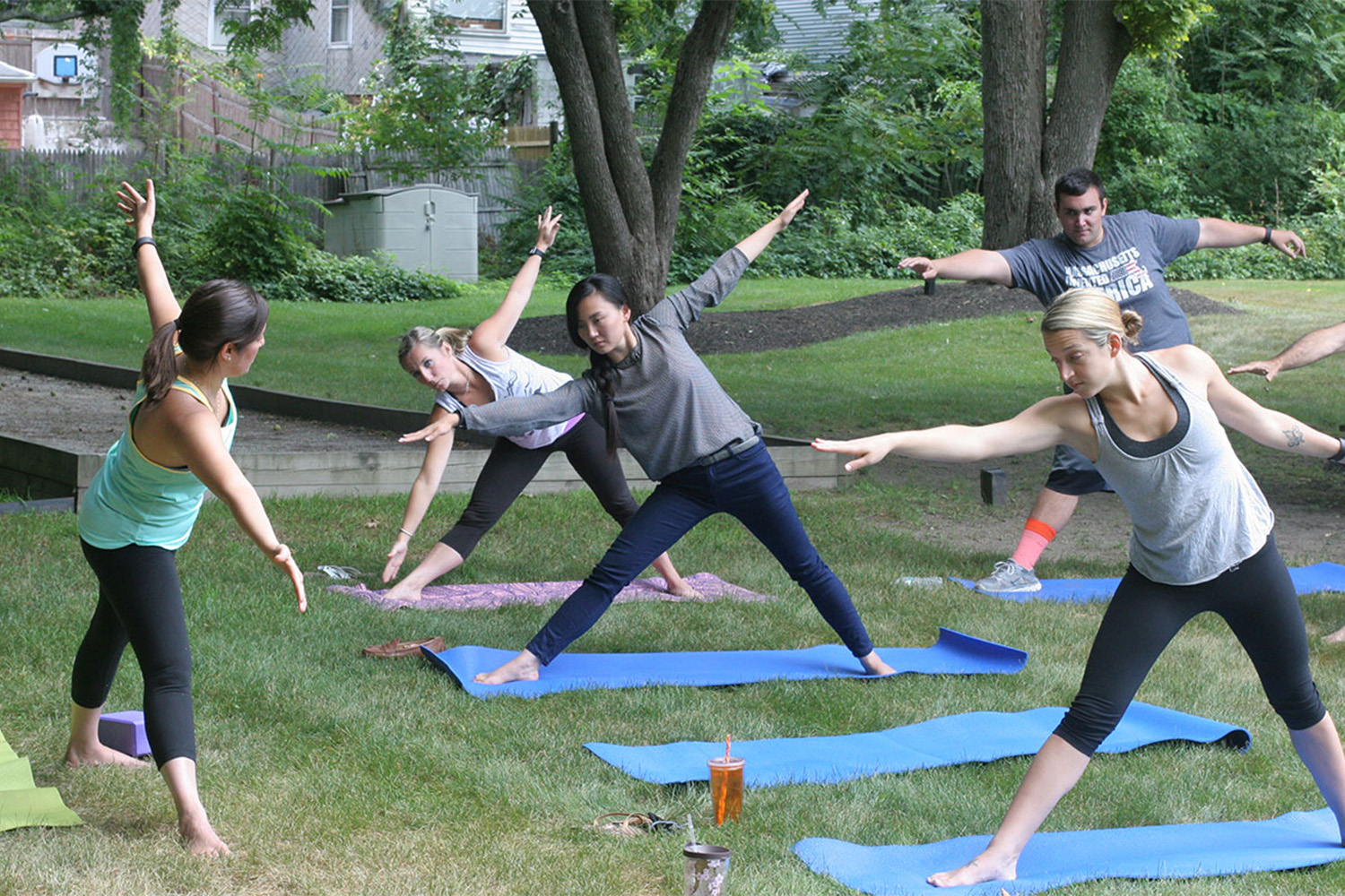 Yoga session with Maria