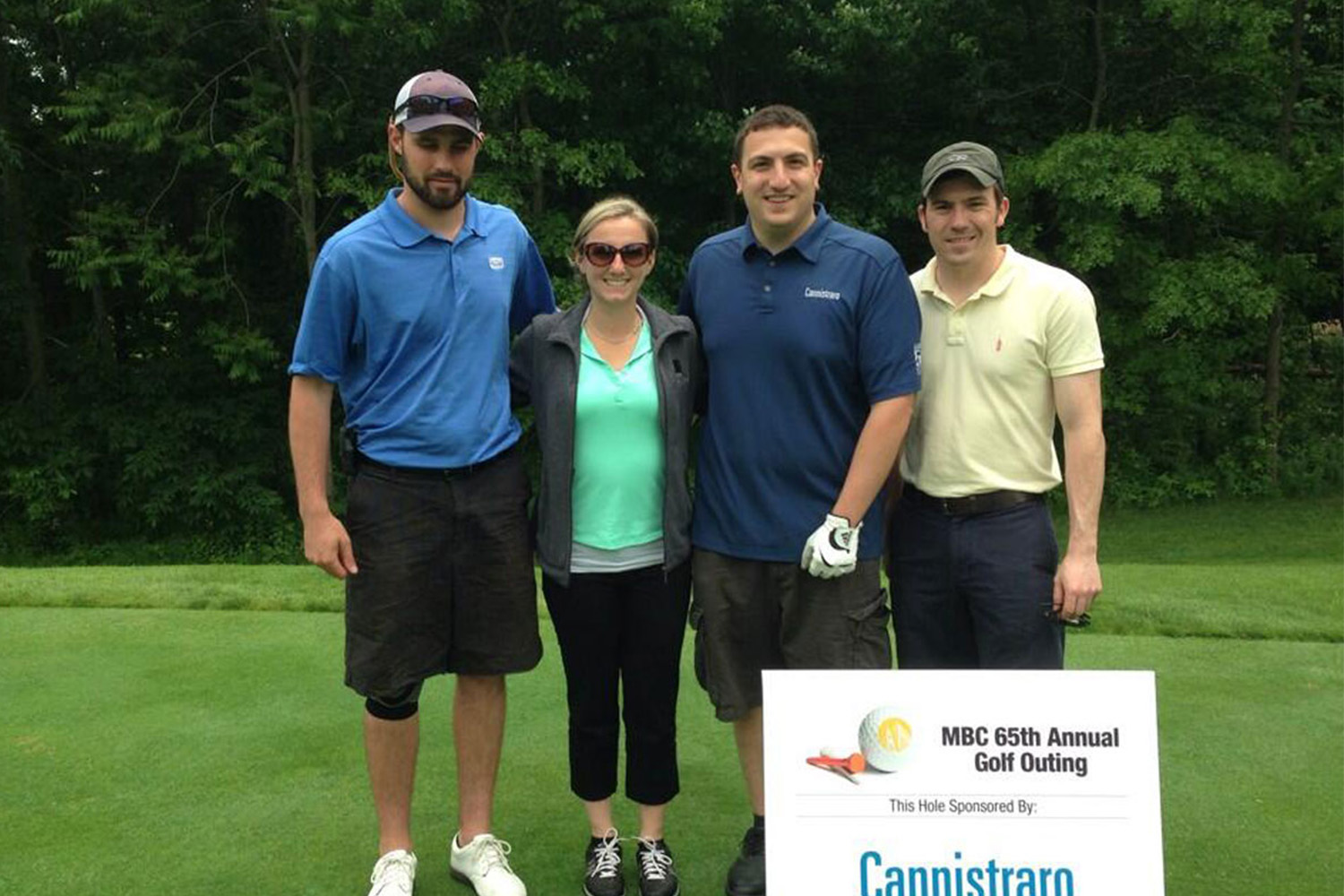 Maria enjoyed golfing with the Cannistraro team who Tocci is working with currently.