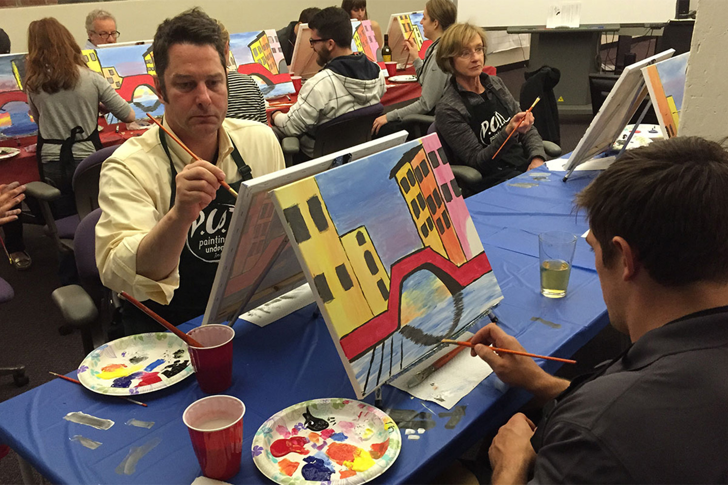 Tocci employees partake in Paint Night