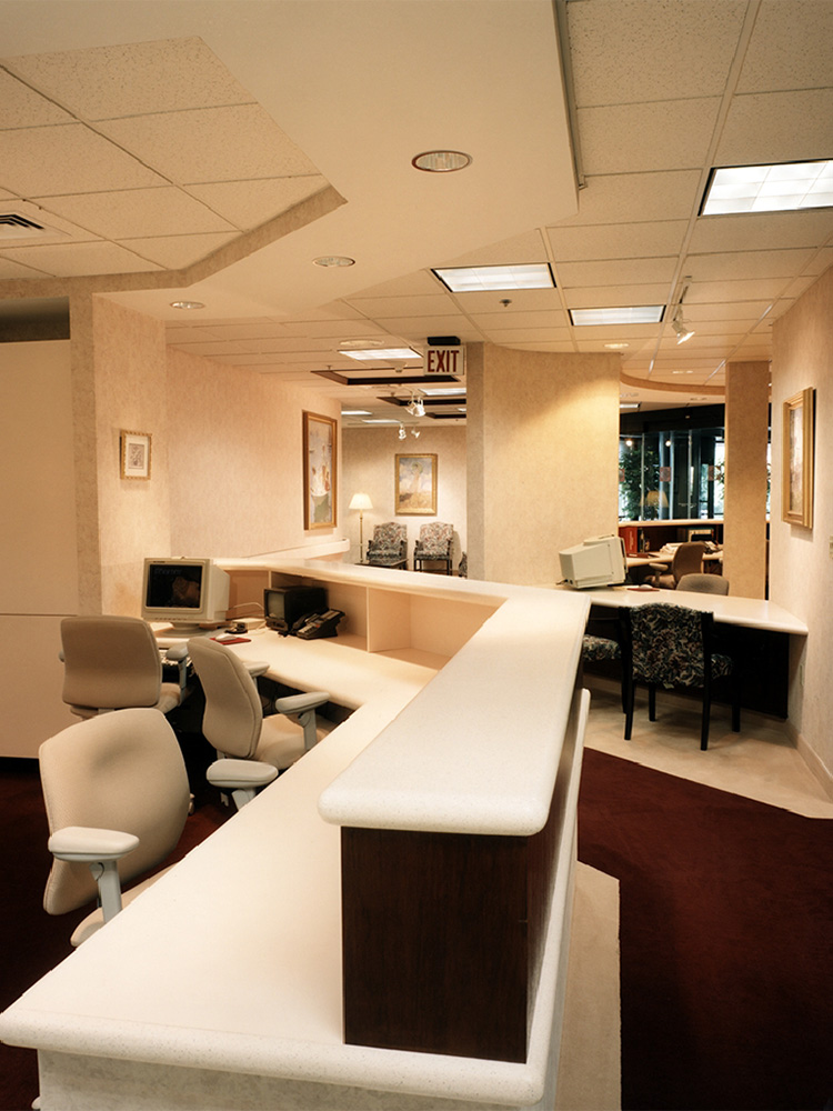 nurse's station at the South Suburban Oncology Center 